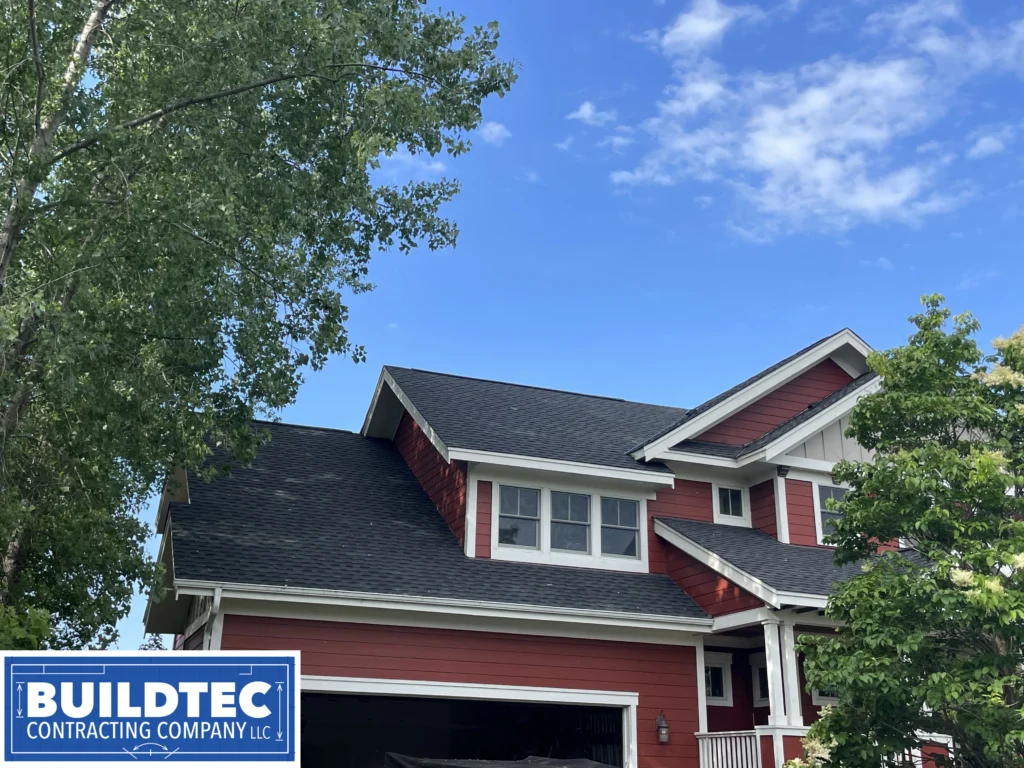 GAF Timberline UHDZ Charcoal shingles. Roofing in Hugo, MN.
