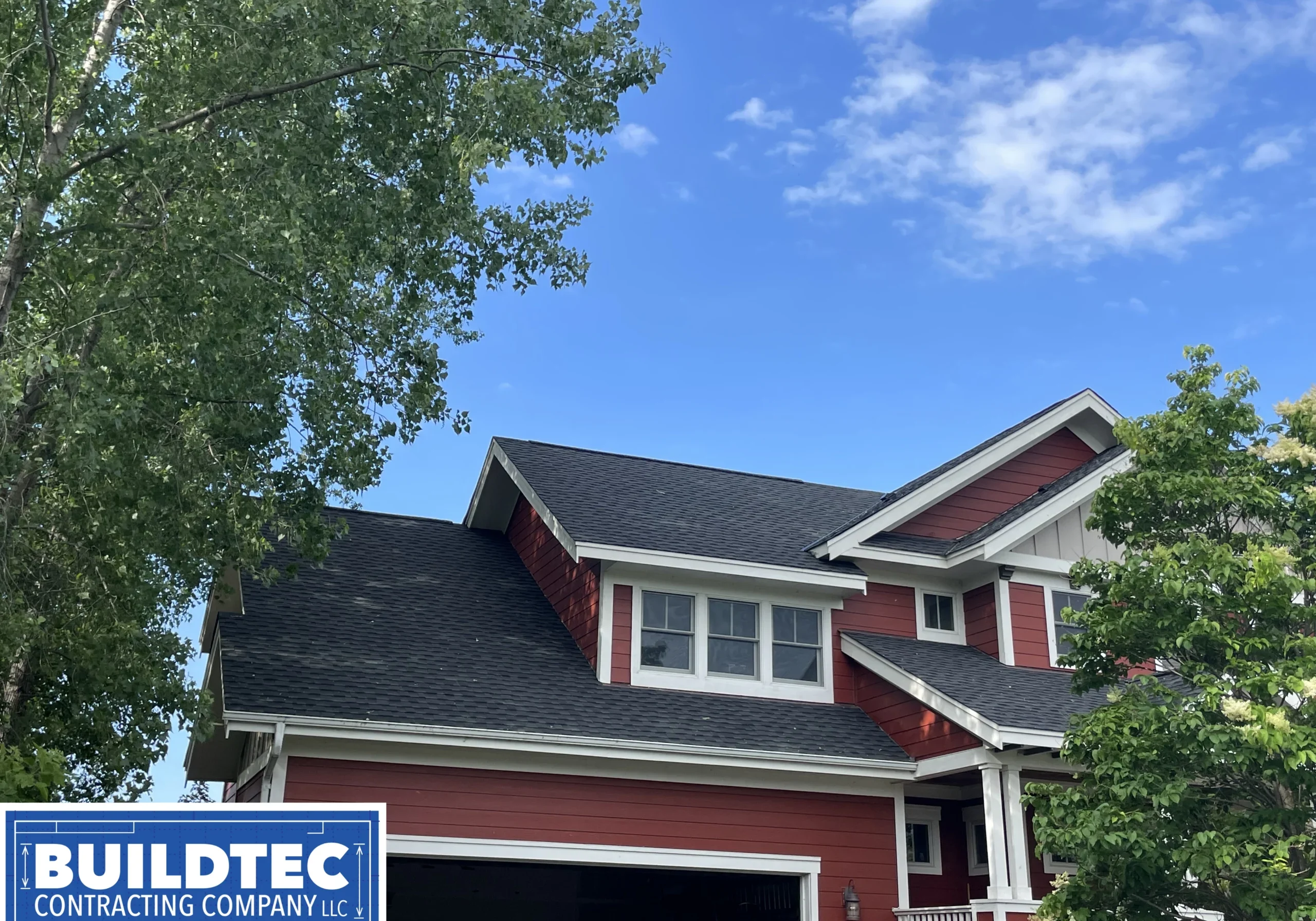 GAF Timberline UHDZ Charcoal shingles. Roofing in Hugo, MN.
